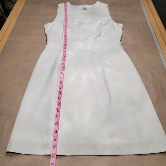 H&M Size 10 Light Greige Sleeveless A-Line Dress, Lined. Gently Used Condition - Picture 7 of 12